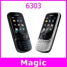 Original Unlcoked Nokia 6303c 6303 classic cell phones bluetooth mp3 player FM radio Fast Free Shipping