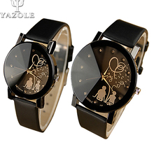 Famous Brand Lovers Cartoon Watch Women Lady Girl Men 2016 Female Clock Quartz-watch Cartoon-Watch Montre Femme Relogio Feminino