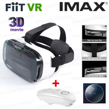 VR SHINECON Moke Plastic Version VR 3D Glasses google cardboard HD VR Glasses + Phone Bluetooth Wireless Mouse gamepad