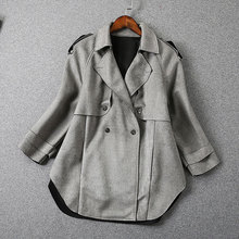  2015 New Winter Women In Europe And America Temperament Suede Jacket 