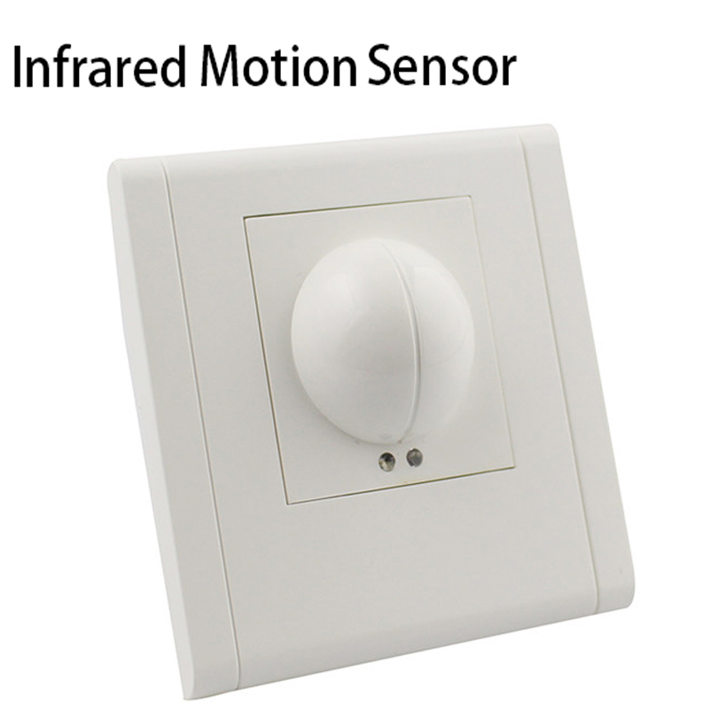 Get Ceiling Mount Motion Sensor Light Switch 220v 240v Microwave Radar Infrared Body Motion Sensor Detector Light Switch Auto Ceiling Mounted For
