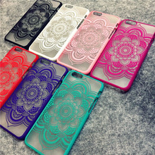 Brand New Beautiful Floral Henna Paisley Mandala Palace Flower Phone Cases Cover For iPhone 5 5s 6 4.7 6plus 5.5