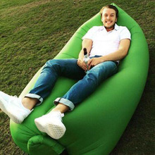 Out Door Gas Sofa Fast Inflatable Laybag Sleeping Bag Beanbag Sofa Chair Hangout Camping Outdoor Bed Beach Sofa Sleeping Bag