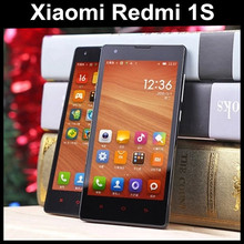 Original Xiaomi 1S Redmi 1S Hongmi 1S WCDMA Mobile Phone 4.7”Quad Core 8MP Android4.3 1280*720P GPS Free shipping Russia Brazil