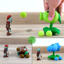 2015 plantas de PVZ vs Zombies Peashooter acción PVC Figure modelo Toy juguetes para los niños de la alta calidad Brinquedos 11 estilos