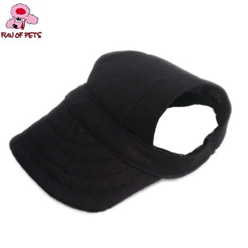 New-Coming-Solid-color-Baseball-Style-Canvas-Pet-Dogs-Cap-Free-Ship-Dogs-hat (2)