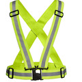 Chaleco reflectante Working Clothes provides high visibility reflective vest For Running Cycling Safety Strip Tap Band