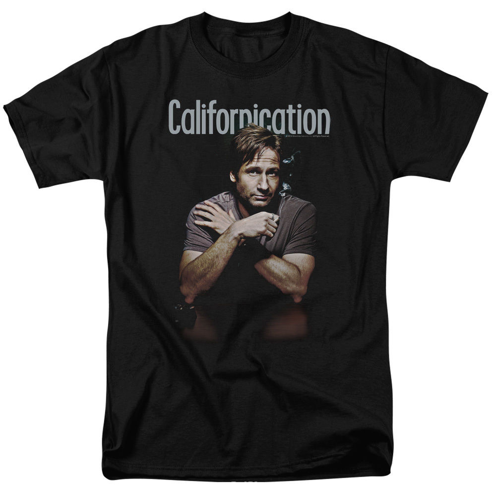 Californication Hank Moody Foto Rauchen David Duchovny T Shirt Alle Grossen Kuhlen Casual Stolz T Hemd Manner Unisex Mode T Shirts Aliexpress