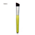 RANCAI 1pcs Oblique Head Brushes Green Bamboo Handle Foundation Powder Blusher Eyeshadow Concealer Makeup Brush Cosmetics