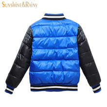 2015 New Arrival Minion Children Clothing Long Sleeve Kids Boys Winter Jacket Outerwear Baseball Coat Keep