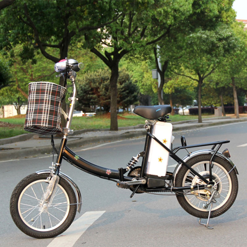 DHL Freeshipping 16 inch high power folding electric bicycle brushless