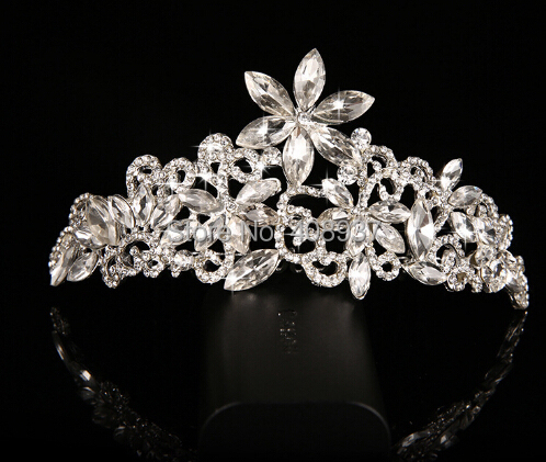 girls Headband.jpg in tiara and flower crowns hair crystals flower bulk 1pcs crown lot lady