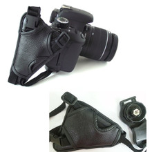 High Quality Soft Hand Grip Vintage PU Leather DSLR Camera Wrist Strap Belt for Nik on