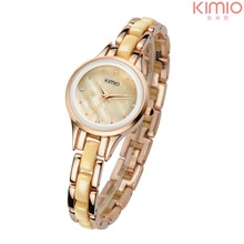 Kimio Brand Diamond Hours clock female Ladies full steel Silver Dress Women girl Quartz Watches Bracelet