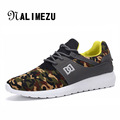 NALIMEIZU spring summer brand men casual shoes light thick soled zapatillas hombre Army Grass Green Cartoon