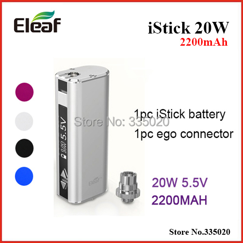 AUTHENTIC Eleaf iStick Mod Simple Kit 20W 2200mAh Capacity 5 5V Voltage Wattage iStick MOD Electronic