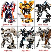 Transformation 4 Optimus Pe Bumblebee Cars Brinquedos Robots Action Figures Classic kids toys for boys juguetes