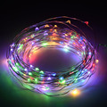 10m 100 waterproof AA battery LED christmas lights outdoor copper wire string lights Garland new year