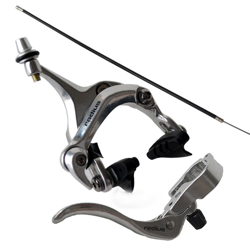 Fixed gear Bike V Brake Set Anteriore e Posteriore del nastro Nero