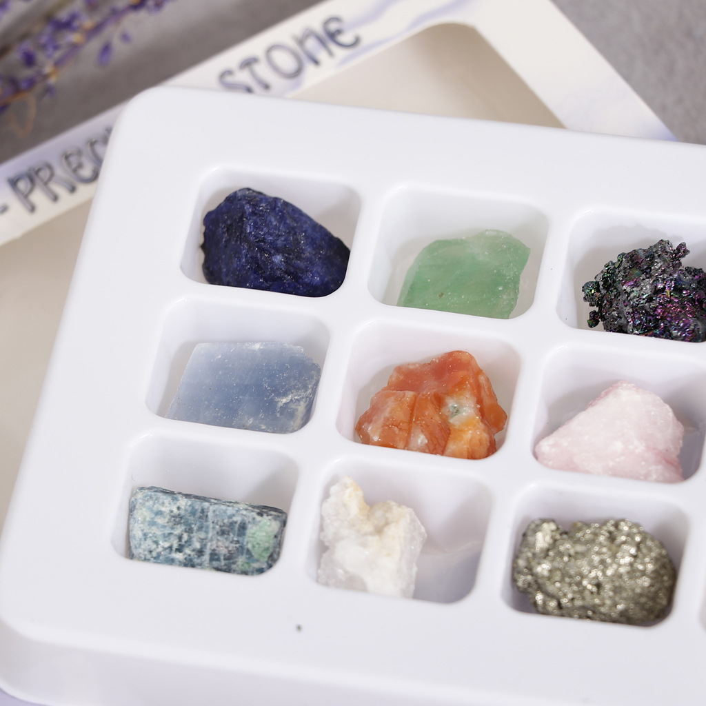 Educational Geology Collection of Rocks & Minerals Kids Science Toy PK546-5 
