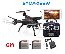 SYMA X5SW WIFI RC Drone Quadcopter with FPV Camera Headless 6-Axis Real Time RC Helicopter Quad copter Toys vs x5c x400 x600
