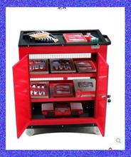 A value of old red crown mesh grid tool trolley tool cart tool cabinet LA111808