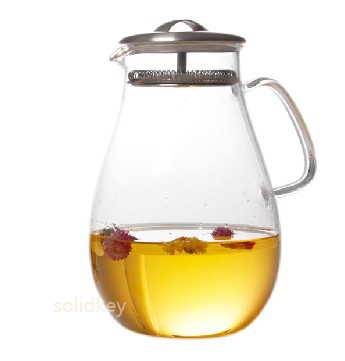 Super large capacity teapot cool water cup high temperature resistant glass flower pot drop pot flower