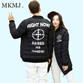 1 PC MKMJ Warm Outdoor Winter Baseball Long Jacket Men Women Windproof Fashion Sport Men Jacket