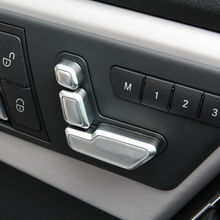 6pcs Chrome Seat Adjust Button Cover Trim For Mercedes Benz W246 W212 W146 X204 X156 B E CLS GLA GLK ML Class Accessories