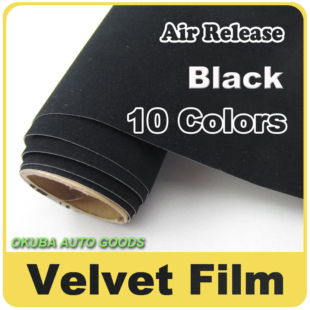 Buy Wholesale High Quality Black Peach Skin Vinyl Wrap