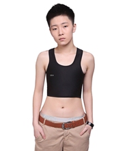 Lowest Price Sexy Breathable Buckle Short Chest Breast Binder Trans Lesbian White Black Tanks Plus size Clothing 2016 Hot sale