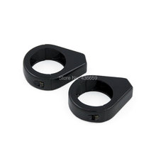 Motorcycle Black 39mm Turn Signal Fork Clamp For Harley Dyna Low Rider 1993 2005 Super Glide