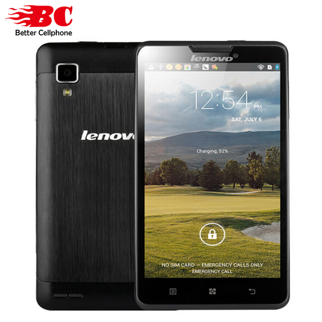 Оригинал Lenovo P780 Сотовые Телефоны MTK6589 Quad Core 5 "1280x720 Android 4.4 Gorilla Glass1280x720 1 ГБ RAM 8.0MP 4000 мАч Батареи