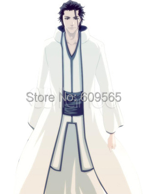 Bleach Aizen Sousuke Cosplay Costume Overcoat , Top , Pants