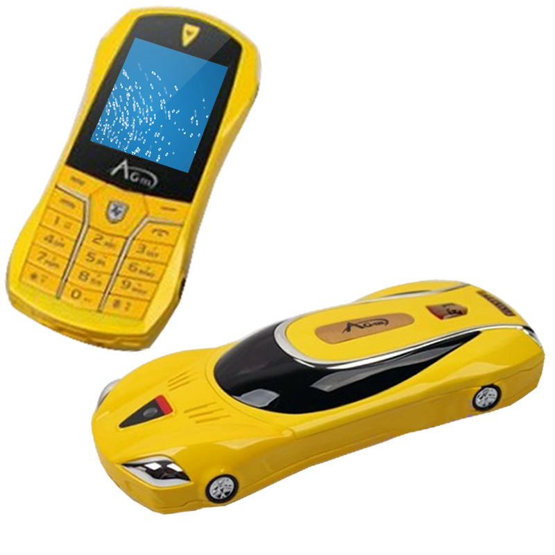 Russian keyboard Dual SIM Card bar luxury small size mini sport cool supercar car model cell mobile phone F1 cellphone P074