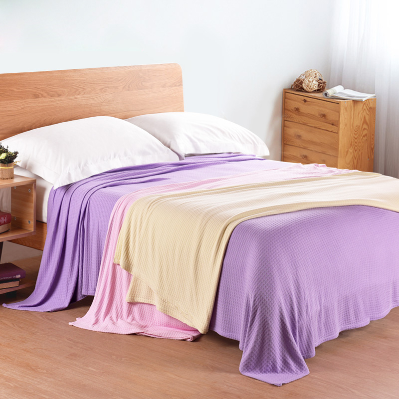 new 2016 Throw Blanket - 1PC Bamboo Blanket Super Soft Plaid Blanket on Bed Spring/Autumn Bedding Set 150*200CM