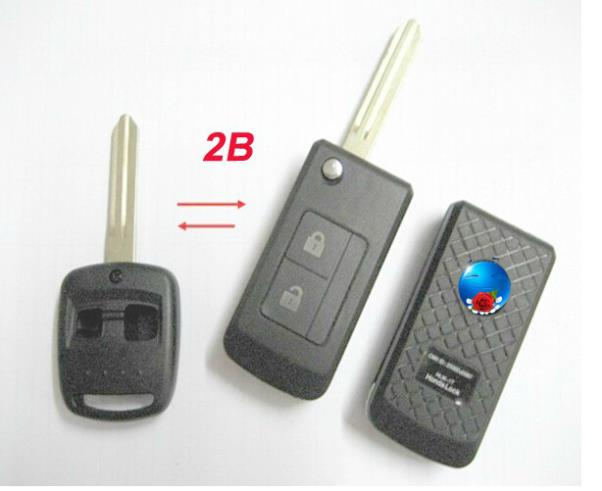 REPLACEMENT Modified Folding Remote Key Shell Keyless Entry Case Fob 2 Button For Subaru Outback Legacy Forester