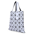 Chic Geometric Rhombic Plaid Trendy Tote Ladies Japan And Korean Style Foldable Hand Bag Women Designer