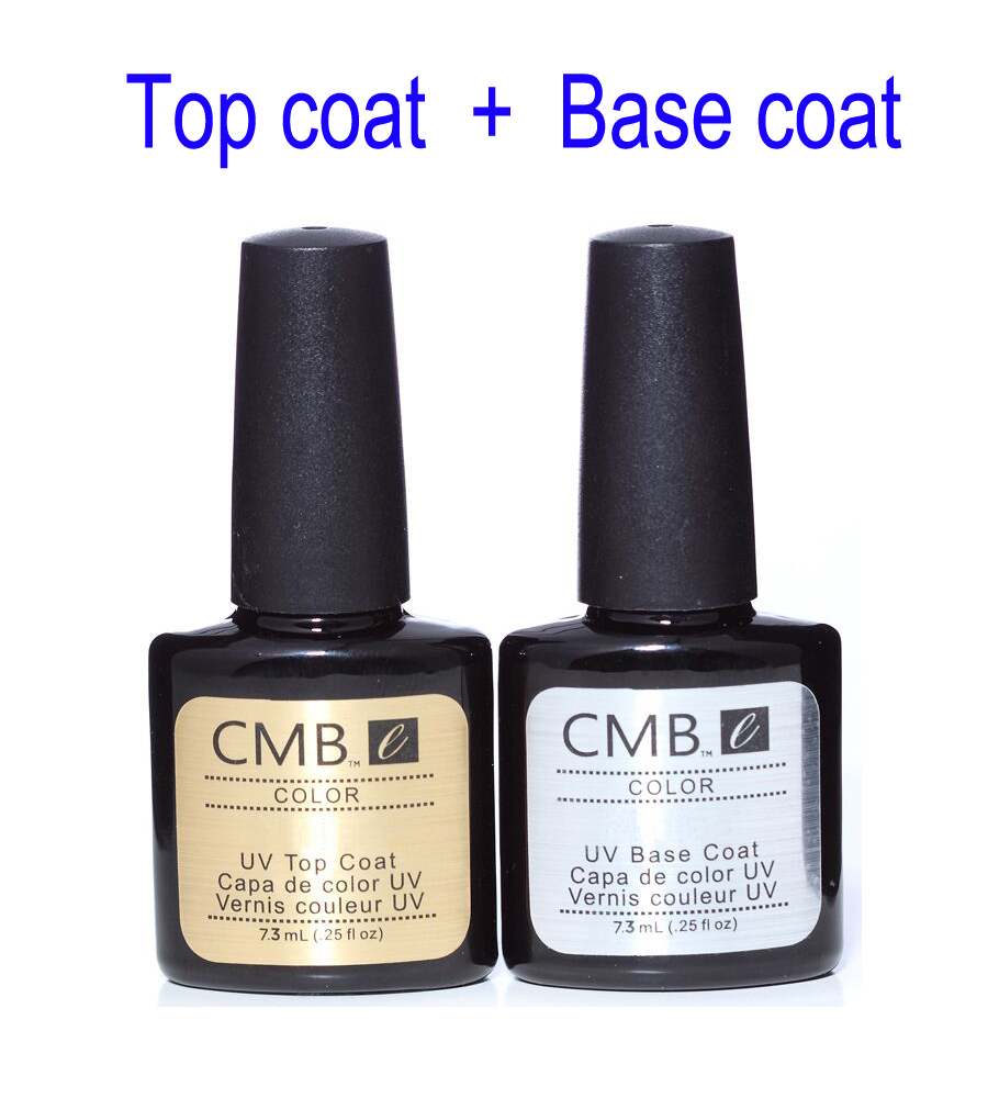 New CMB Gel Nail Polish Top Coat Base Coat Kit UV Gel Nail Polish Best on