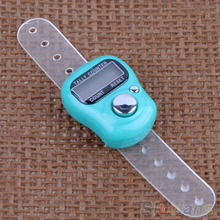 Electronic Row Counter Finger Ring Golf Digit Stitch Marker LCD Tally Counter