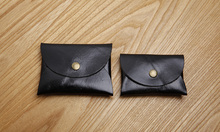LAN Free Shipping genuine leather Hasp coin purses credit card case slim card case small pocket