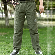 fast dry zip off outdoor camping cycling hiking pants US navy seals tactical pants tactical trousers quick dry anti-uv XXXL size