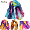 2016 thin silk chiffon scarf spring and autumn silk women summer emulation silk patterns sunscreen cape