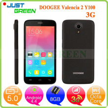 Original Doogee Valencia 2 Y100 5″ 1280*720 MTK6592 Octa Core Cell Phone 1GB RAM 8GB ROM 8MP Camera Android 4.4 Dual SIM WCDMA
