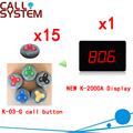Restaurant Customer Table Calling System FGood Price Bell Buzzer Wireless Equipment DHL Free Shipping 1 display