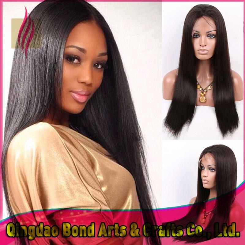 130% Virgin Peruvian Hair Silky Straight Glueless Full Lace Human Hair Wigs, Lace Front Human Hair Wigs For Black Women