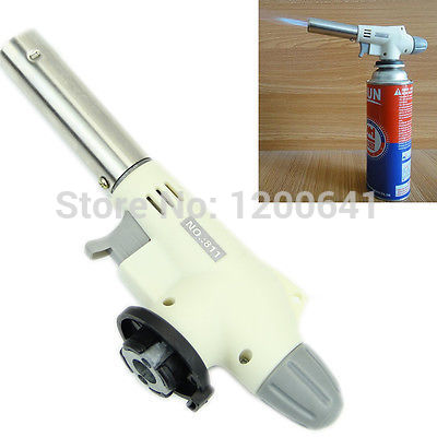 Free Shipping Flame Gun Gas Butane Blow Torch Burner Welding Solder Iron Soldering Lighter