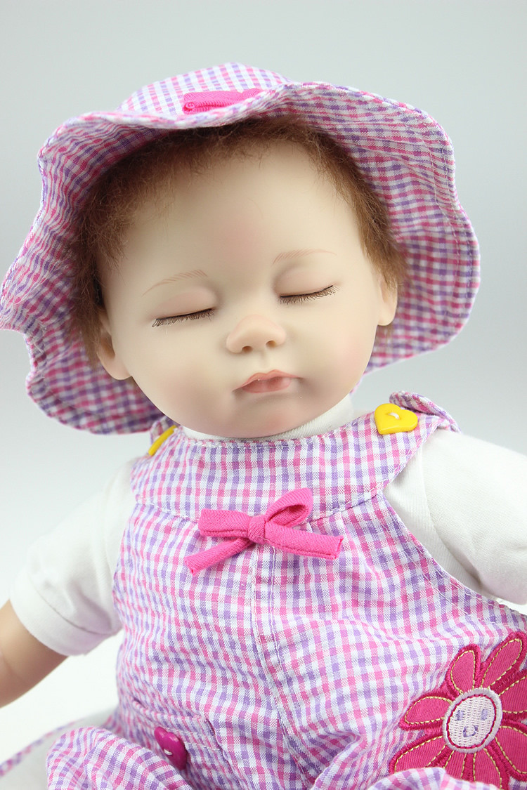 NPK 18 inch Silicone Reborn Babies Dolls baby reborn Realistic Hobbies Handmade Baby Alive Doll For Girls Toys boneca reborn