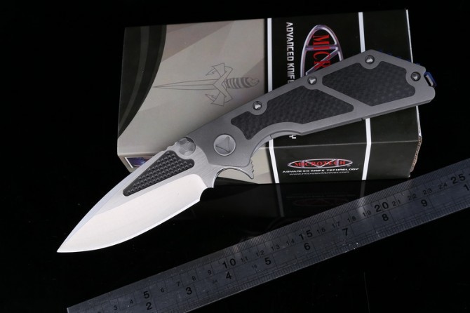 Micro Technology DOC death exposure hunting knife folding pocket knife 