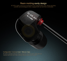 Original KZ ATES In Ear Earphones HIFI ATE-S Stereo Sport Earphone Super Bass ATES Noise Canceling Hifi Headphones With Mic